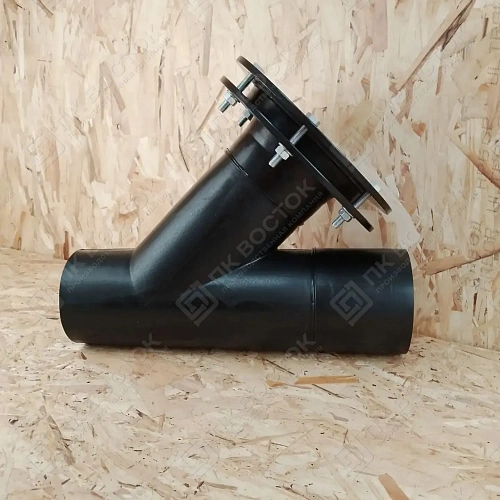 Ревизия канализационная 45 гр 160х110 SDR26 фланцевая короткая