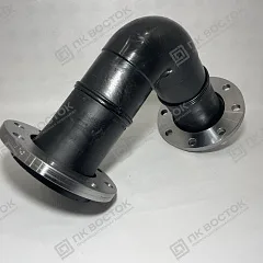 Отвод фланцевый ПНД 225 мм SDR 17 90 градусов ПЭ100